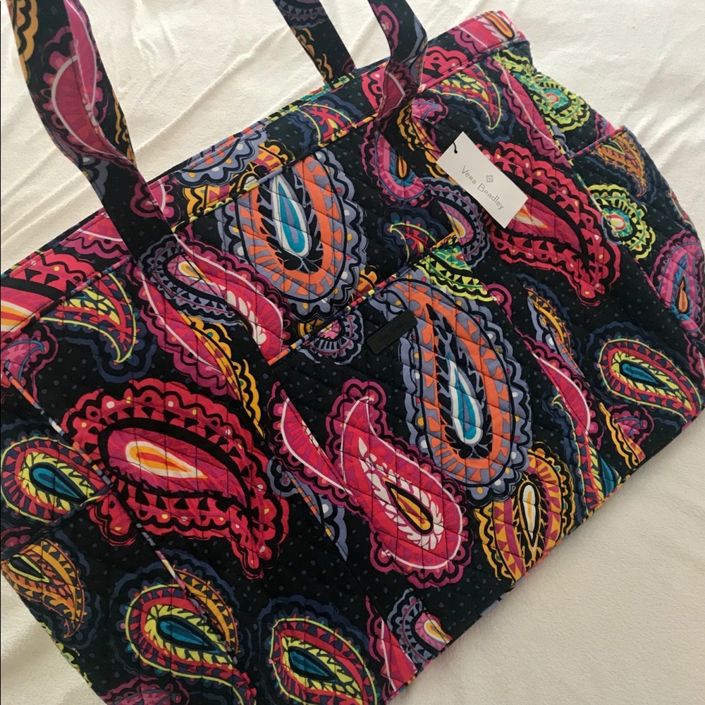 Vera Bradley Get Carried Away large tote bag